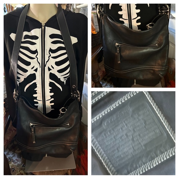 Vintage Coach Legacy Black Leather Shoulder Bag - Picture 4 of 14